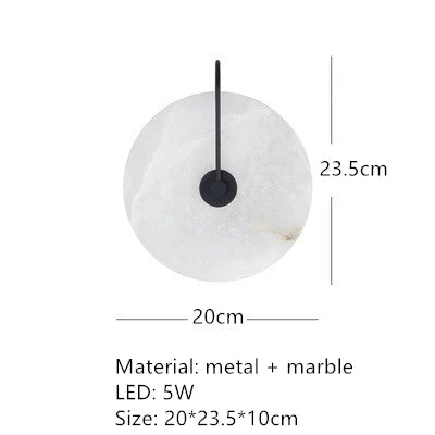Verona Marble LED Wall Sconce