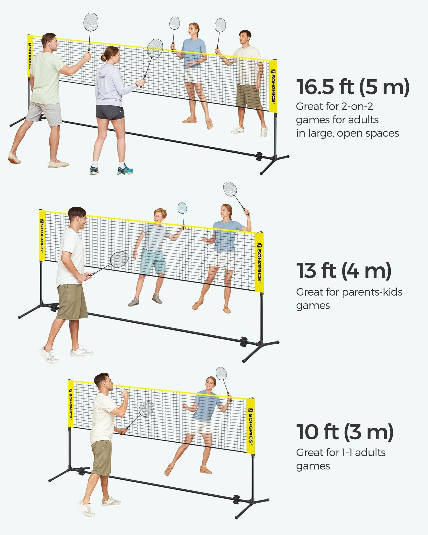 Portable Sports Set for Badminton