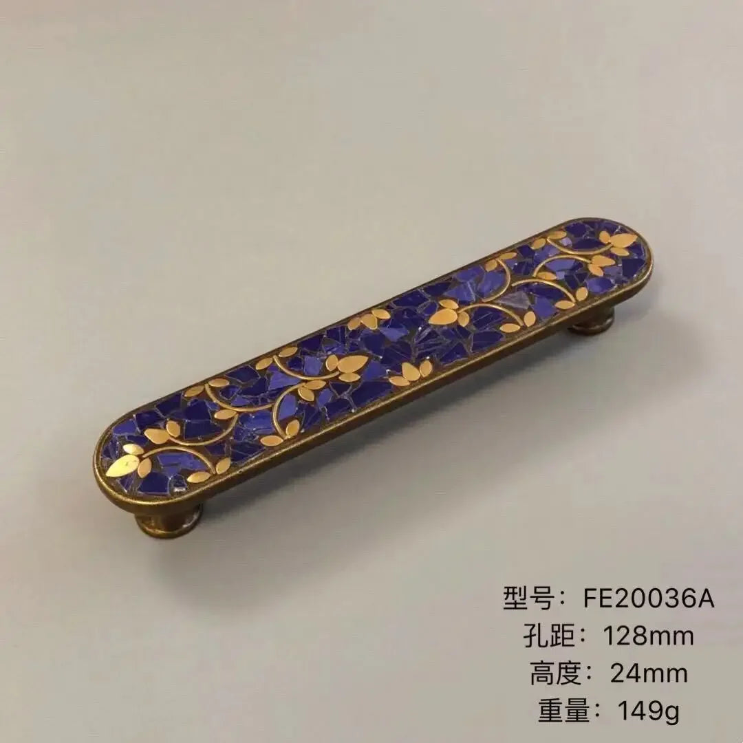 Ethnic Style Brass Art Handles – Vintage Cabinet and Drawer Pulls with Nepalese Craftsmanship