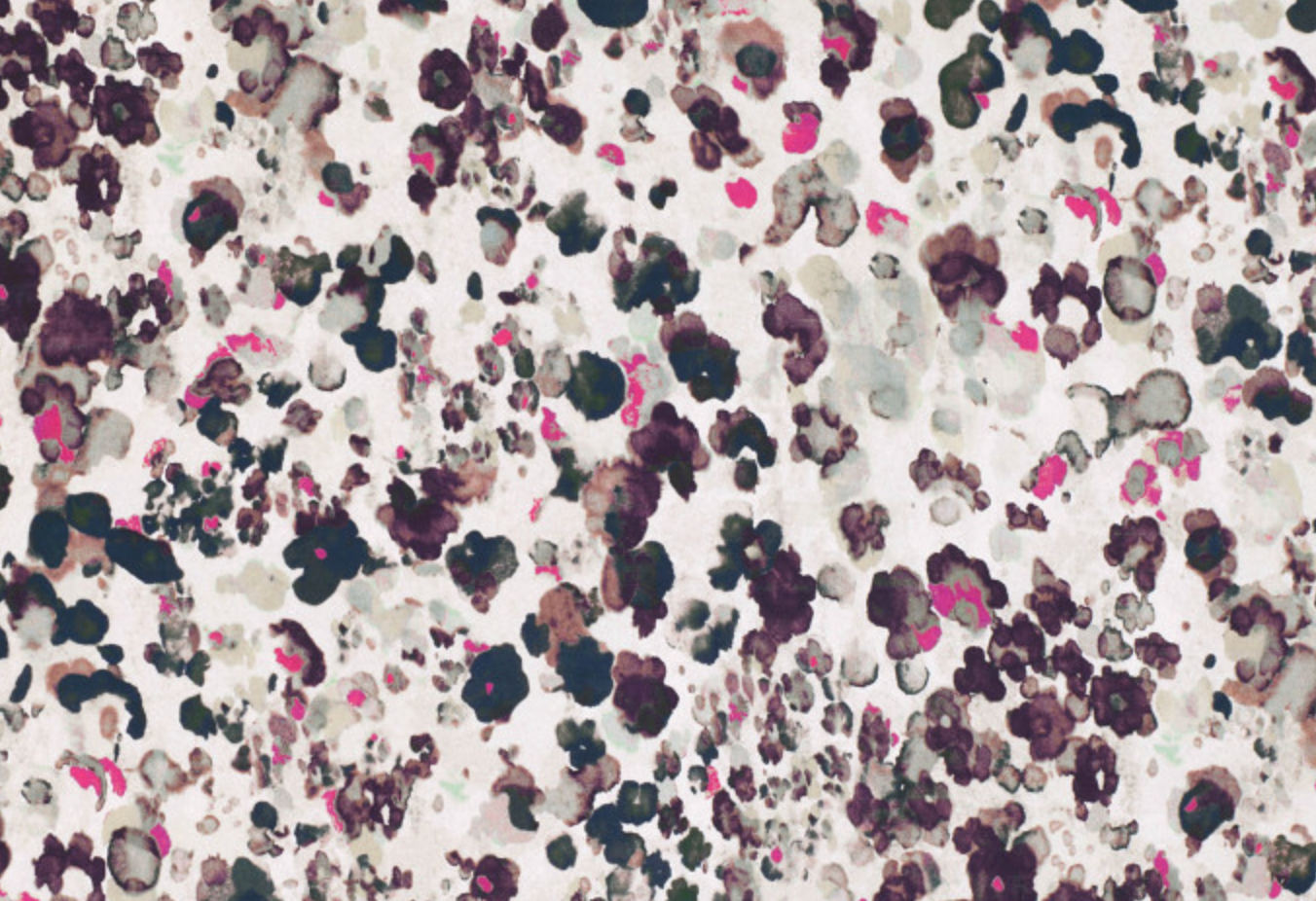 Niumi Jaipur Velvet Pillow Cover in Pink + Grey