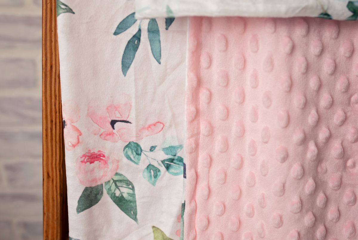 Flowers Forever Minky Blanket
