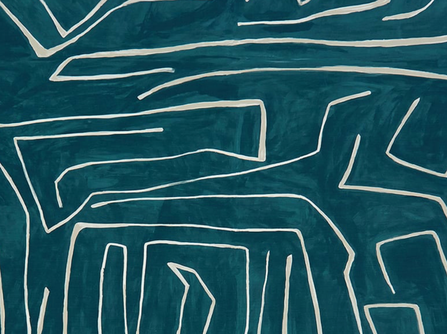 Kelly Wearstler Graffito Pillow Cover in Teal Pearl