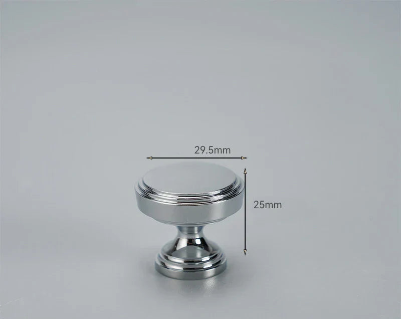 Chrome and Polished Gold Brass Furniture Handles – Modern Cabinet, Drawer, and Wardrobe Knobs
