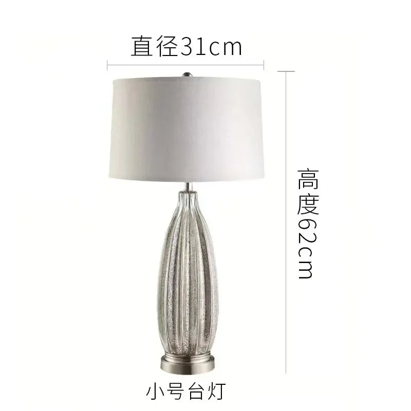 Minimalist Modern Retro American Desk Lamp - Luxury Bedside Light for Bedroom and Living Room