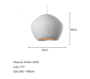 Designer Pendant Lamp - Nordic Minimalism Wabi Sabi Wind Pendant Lights for Restaurant, Bar, Home Dining Room