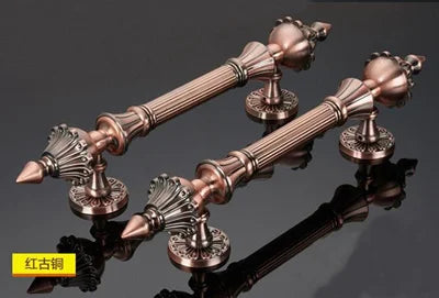 Antique Bronze Zinc Alloy Door Pull – Elegant Long Handle for Glass, Wooden, or Alloy Doors (280-550mm)