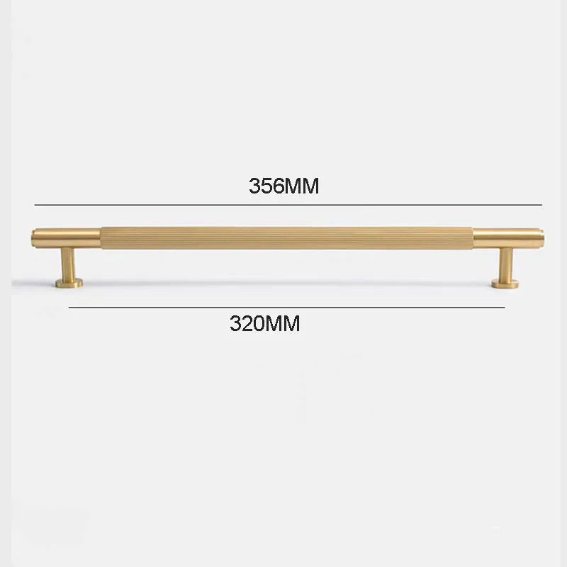 American Style Brass Cabinet Handles – Light Luxury Extended Wardrobe Door Pulls