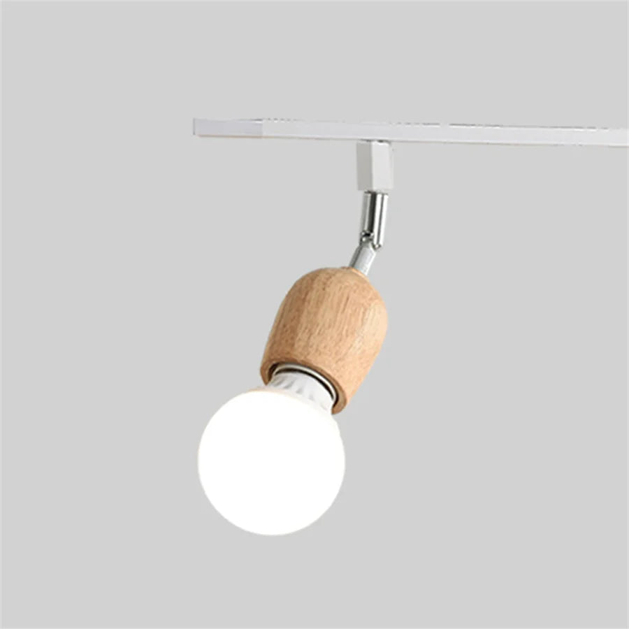 Nordic Rail Track Ceiling Spotlight for Cafes, Stores, and Restaurants