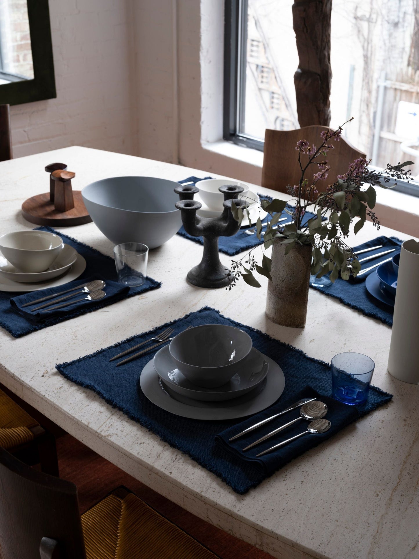 Handblown Tumbler-Topaz