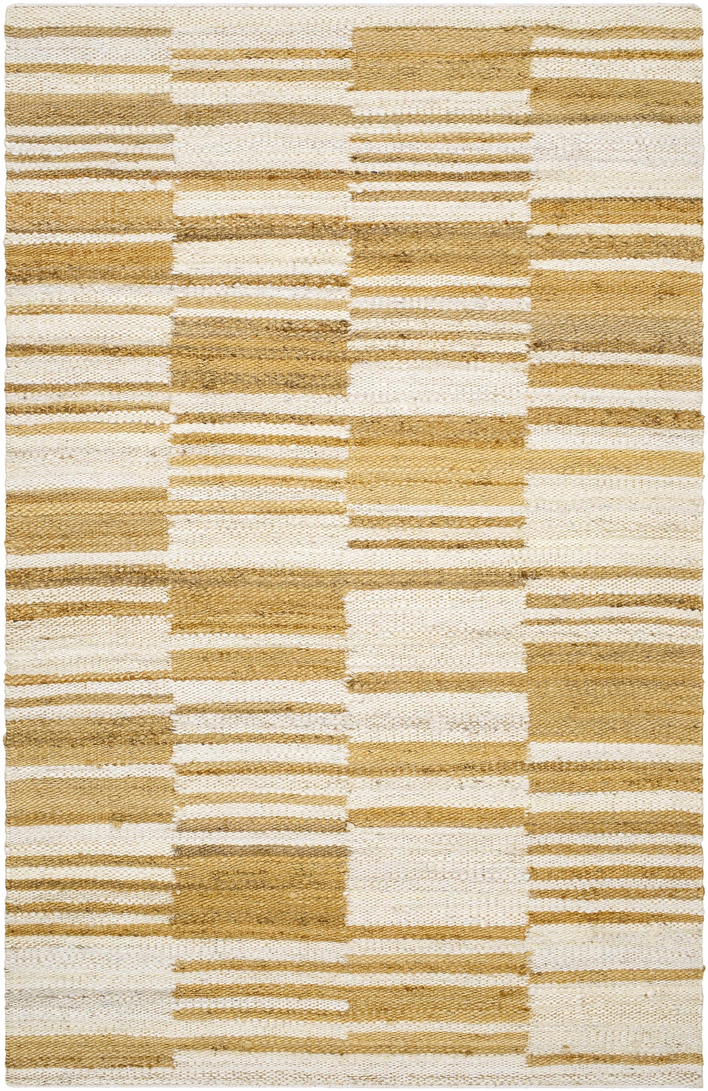 Thyra Broken-Striped Jute Rug