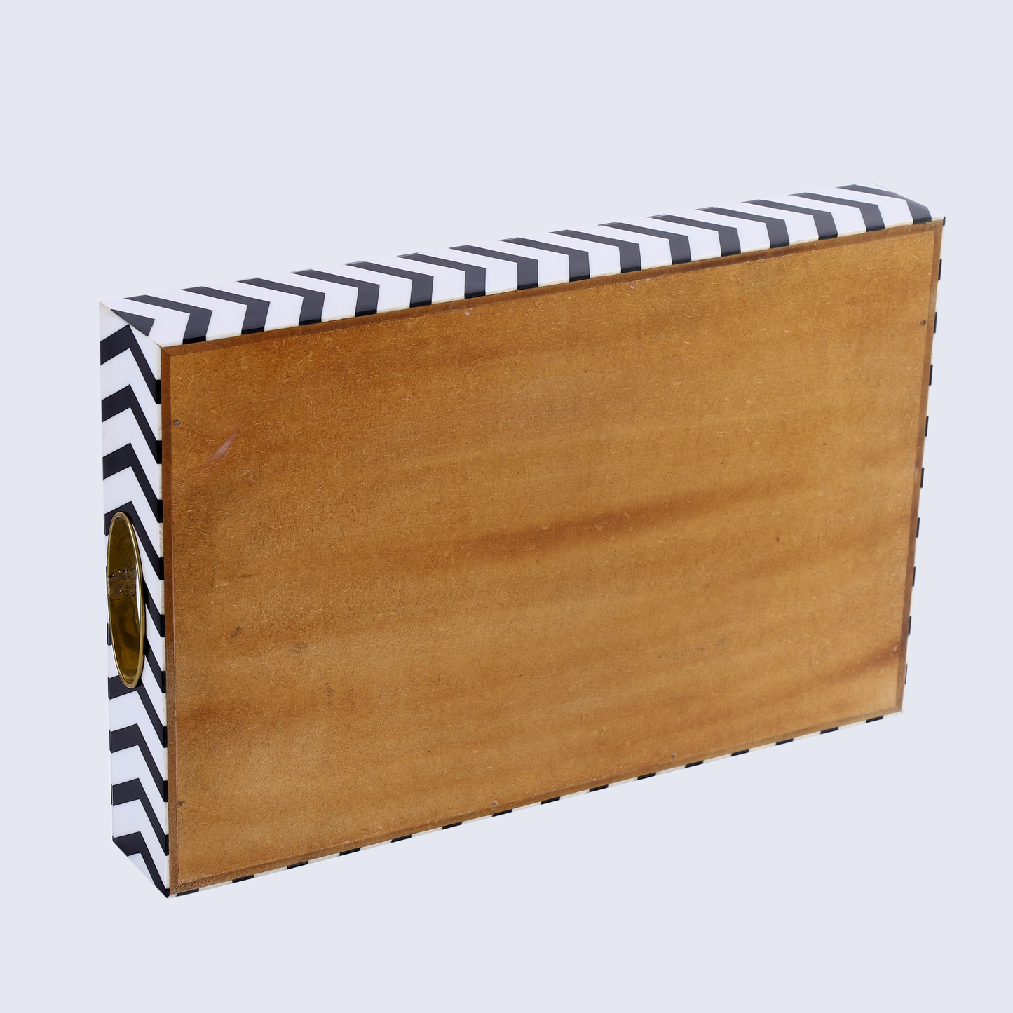 Decorative Tray Safari Inspired Resin Inlay Vanity & Dresser Organizer – 11x17 Inch