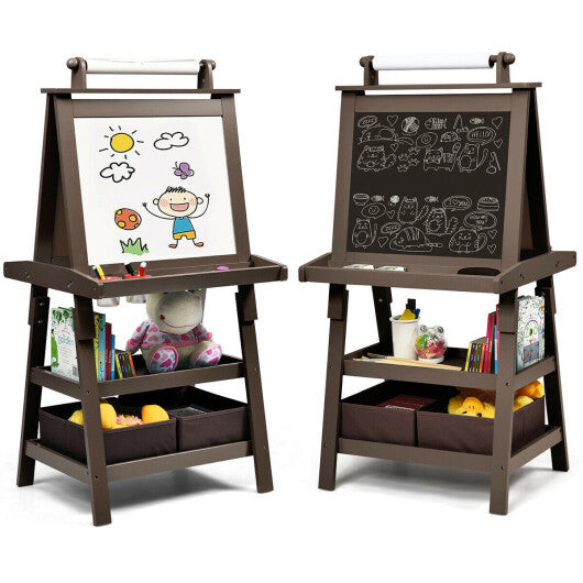 3-in-1 Double-Sided Storage Art Easel