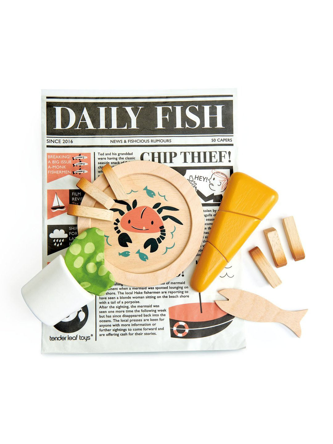 Tender Leaf Toys Fish and Chips Supper