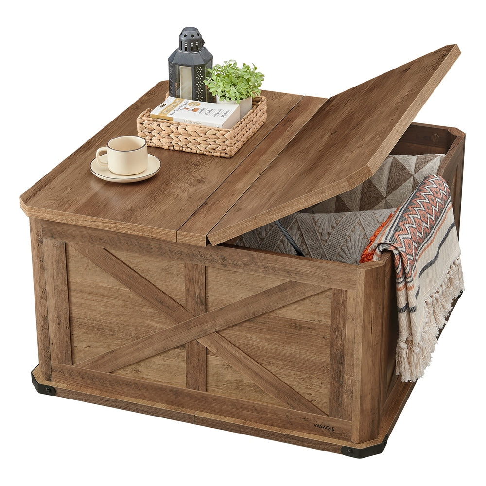 Farmhouse Coffee Table with Storage