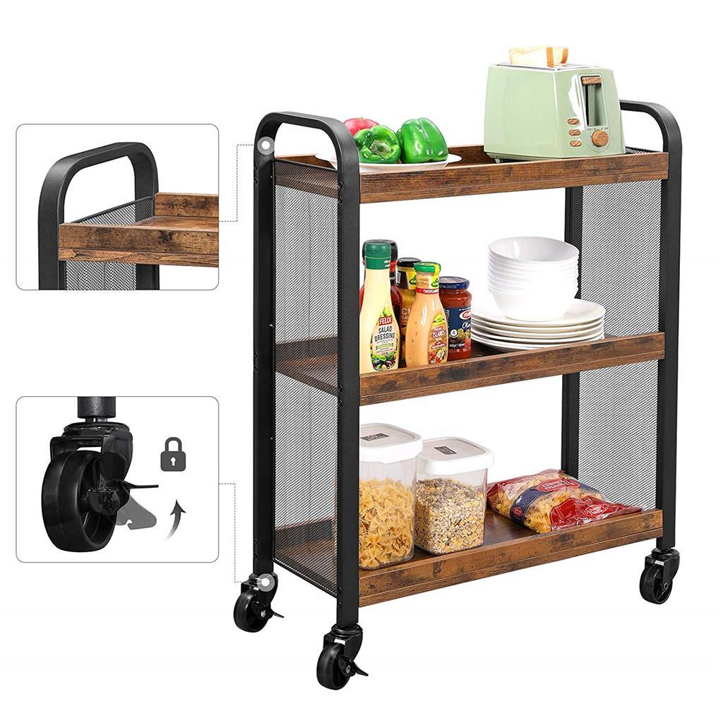 ODESSA Rolling Kitchen Cart