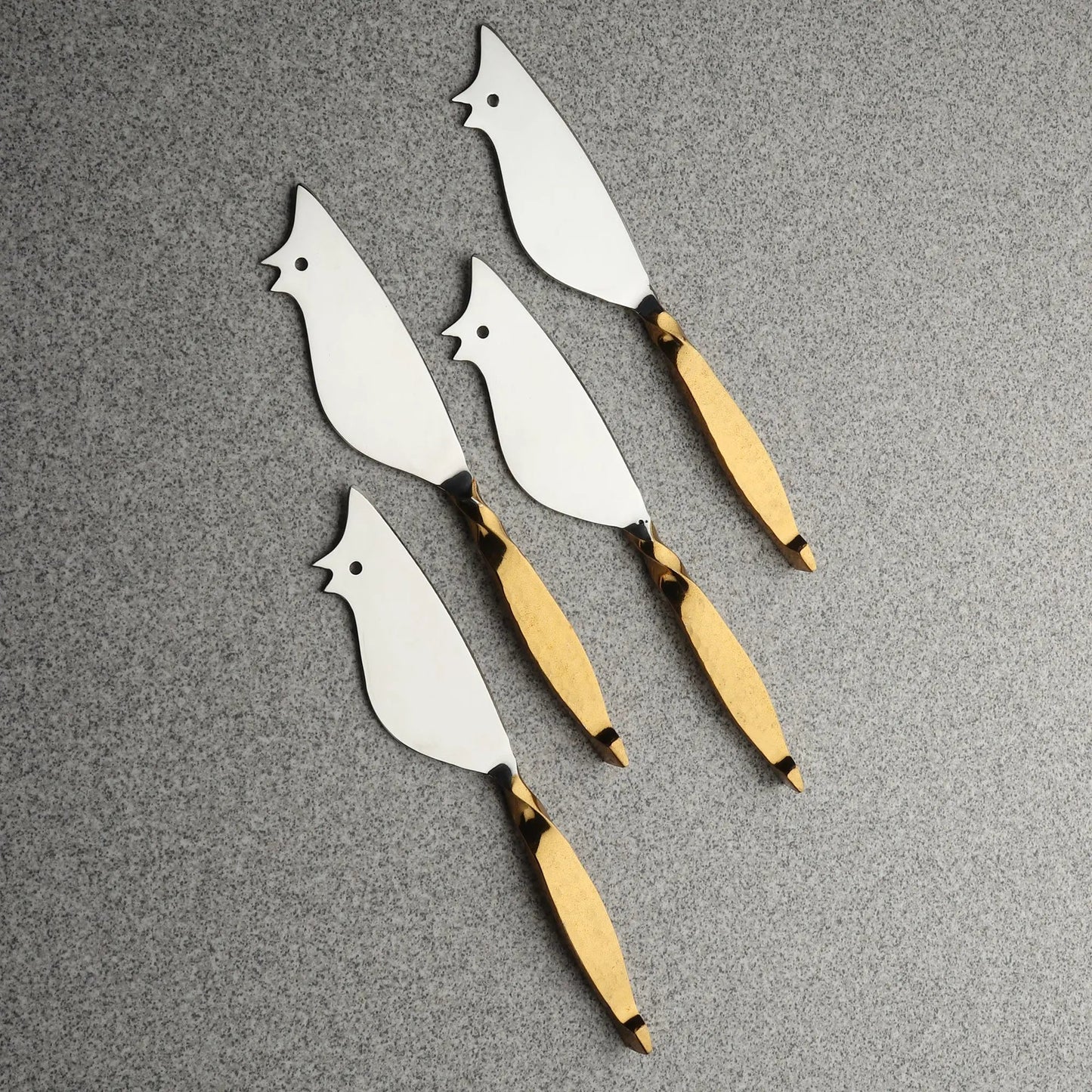 TWISTED URBAN RATONCITO CHEESE SPREADER/KNIFE 4 PC. SET