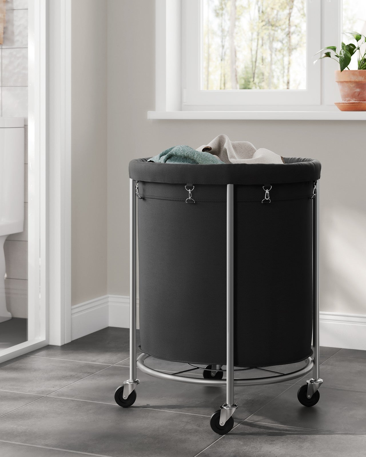45 Gal. Laundry Basket with Wheels