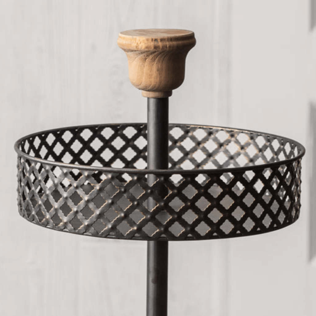 Vintage Two-Tier Fruit Basket Stand