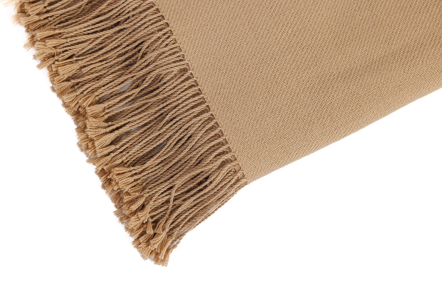 Wasi Collection - Undyed Camel Baby Alpaca Throw