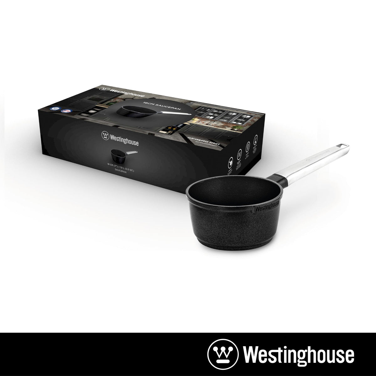 Non-stick Sauce & Milk Pan, Cast Aluminum, 2 Qt., 7" (18cm)