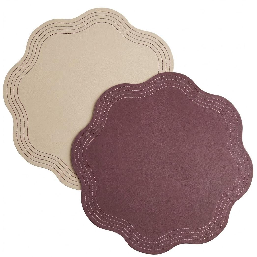 Double Sided Faux Leather Placemat