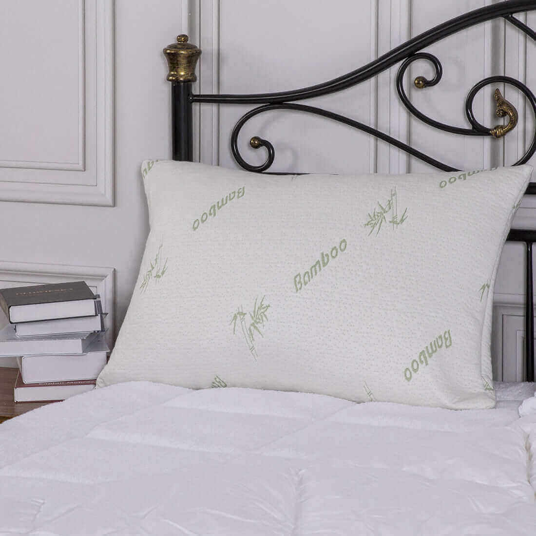 Bamboo Memory Foam Pillow with Removable Cover