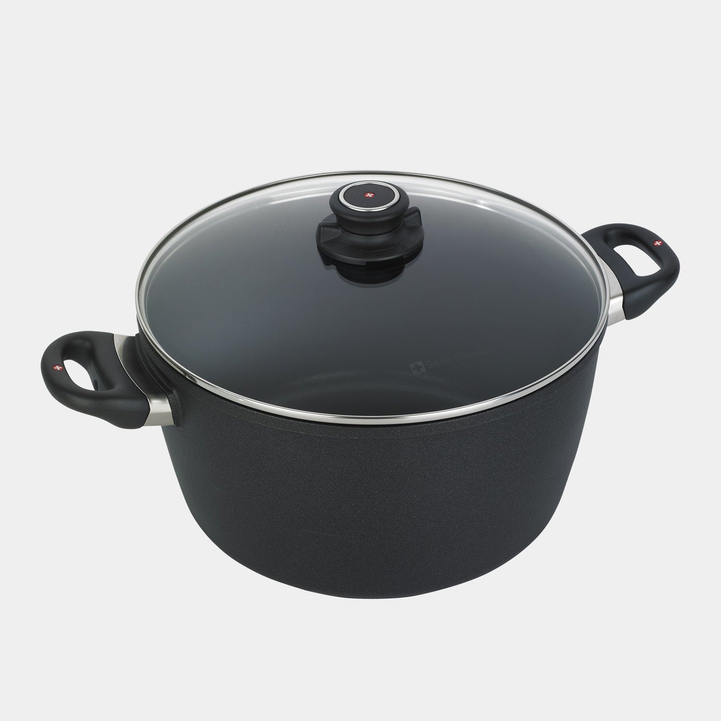 XD Nonstick Stock Pot with Glass Lid - Induction