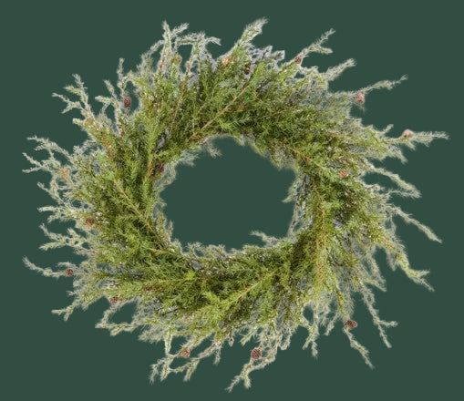 Alpine Pinecone Wreath 45" D