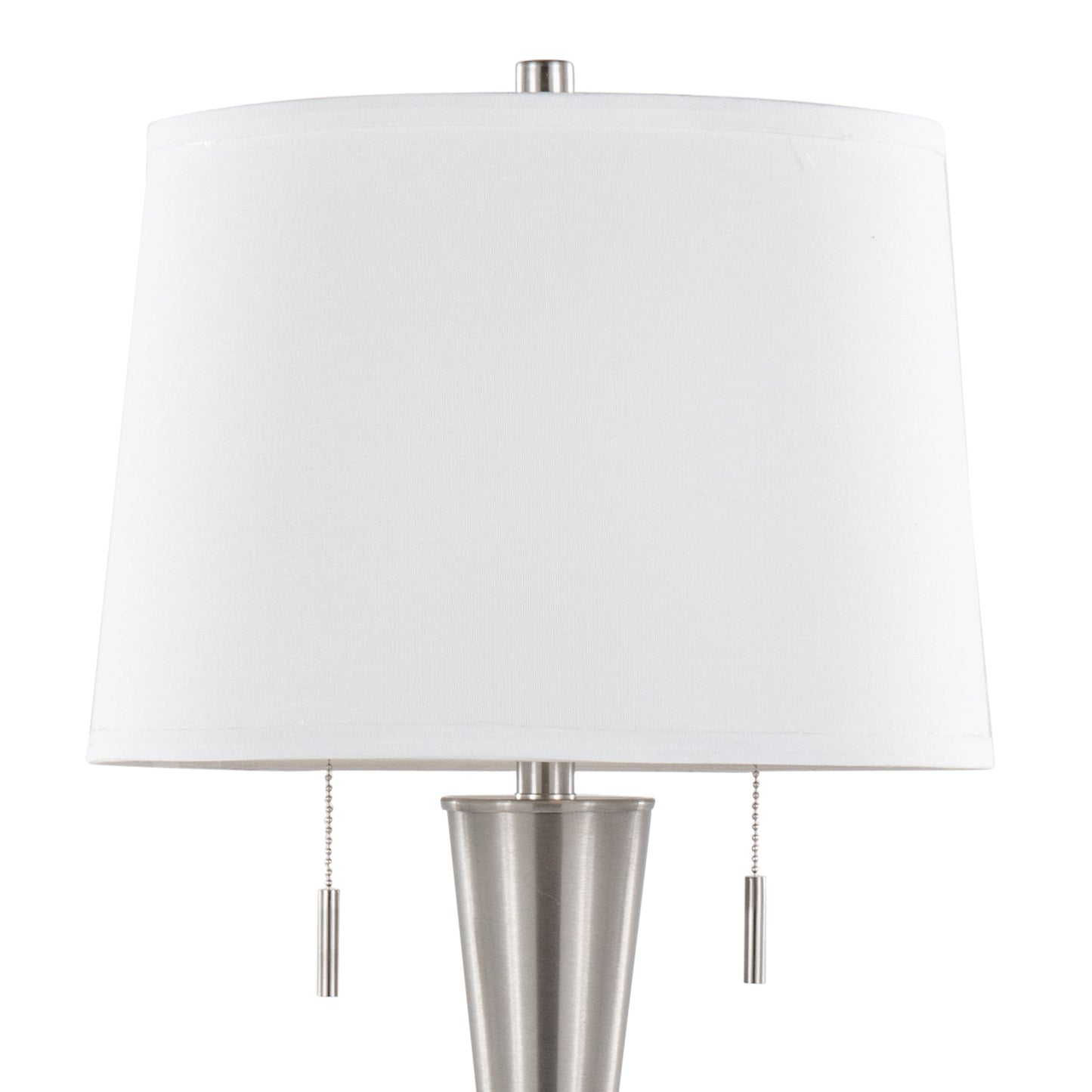 Jules 30.25" Contemporary Metal Table Lamp with Built-In USB Port - Set of 2