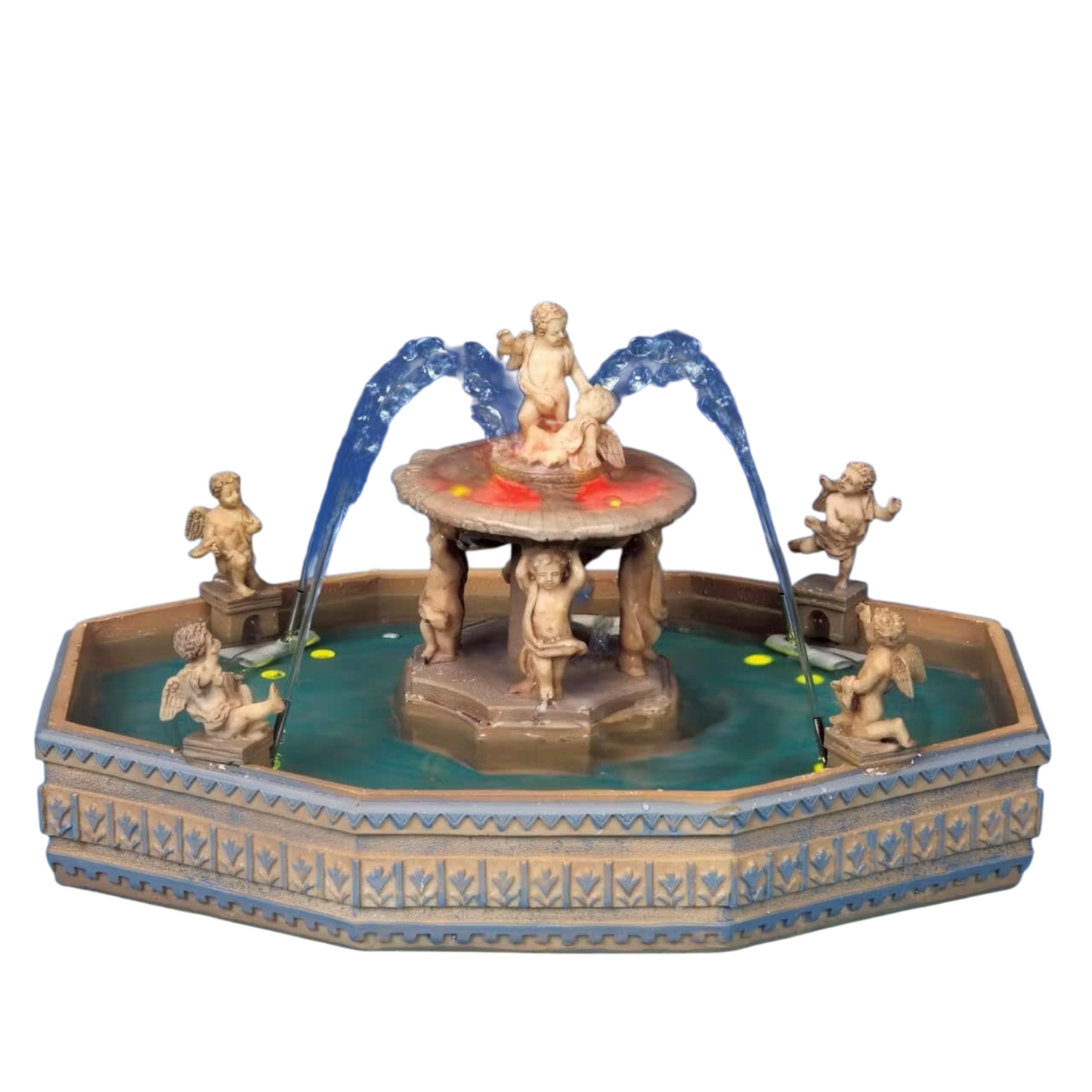 Lighted Village Square Fountain 4.5V Adaptor Included