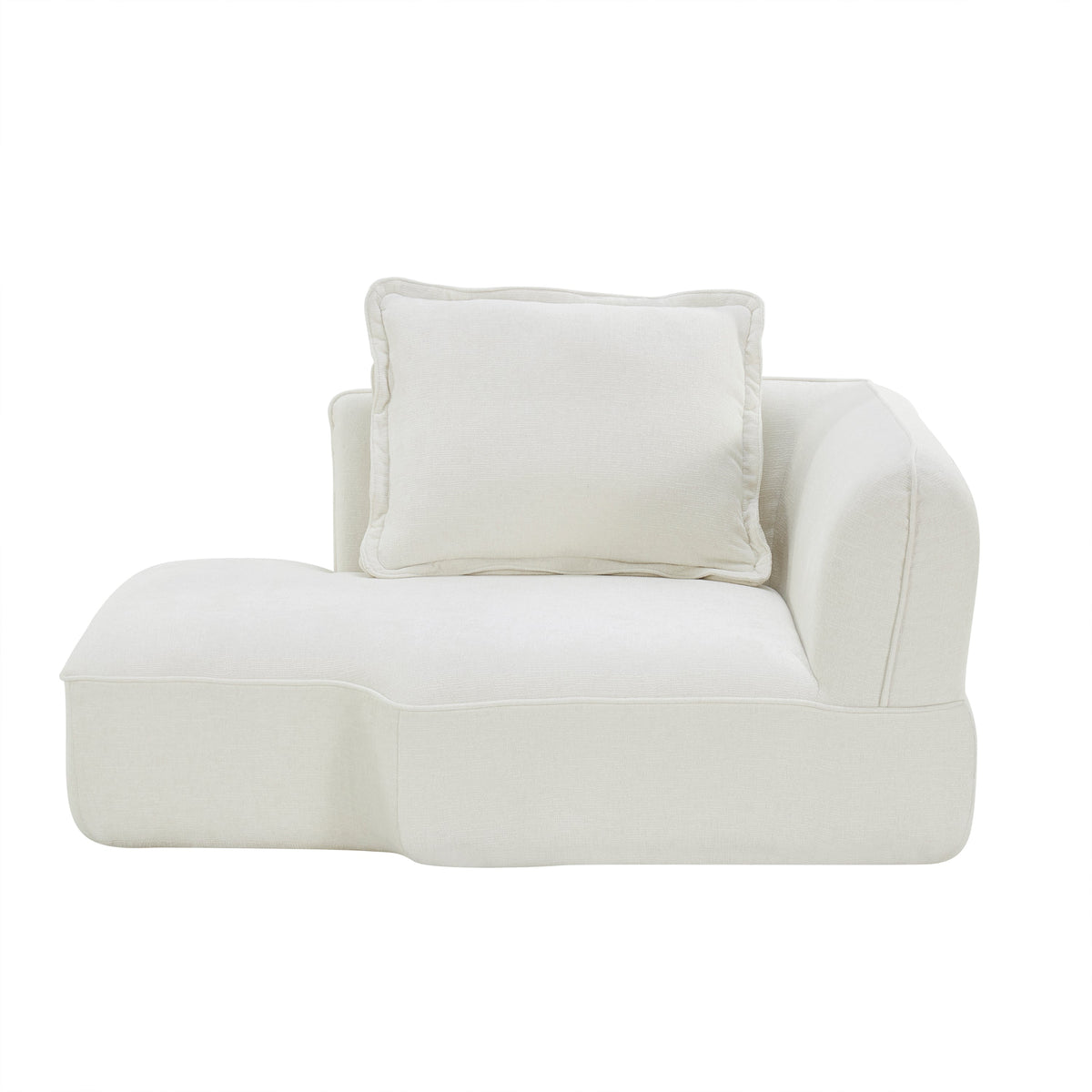 122" Modern L-Shaped Sectional Sofa with Chaise Lounge