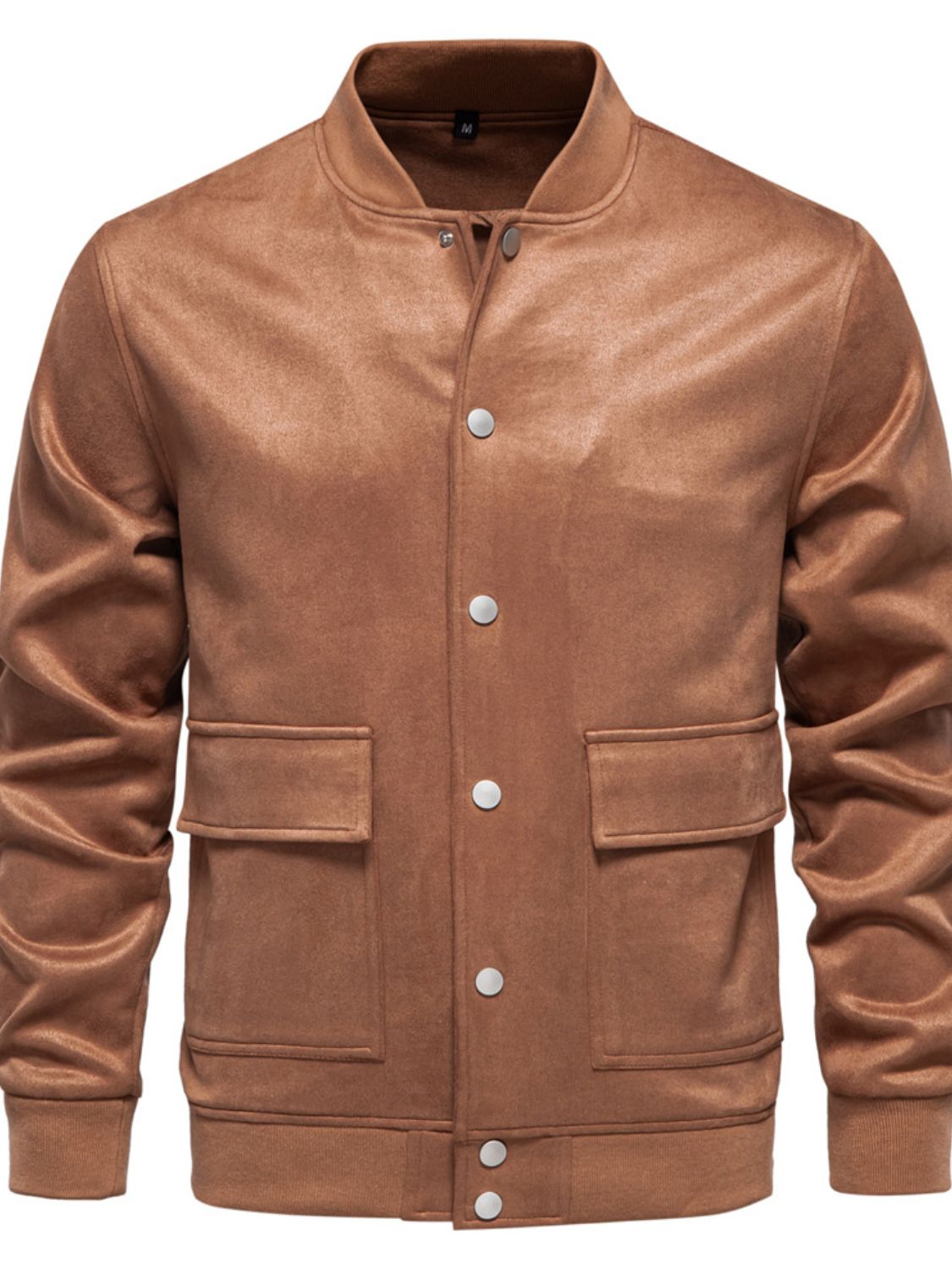 Baseball Collar Snap Down Jacket