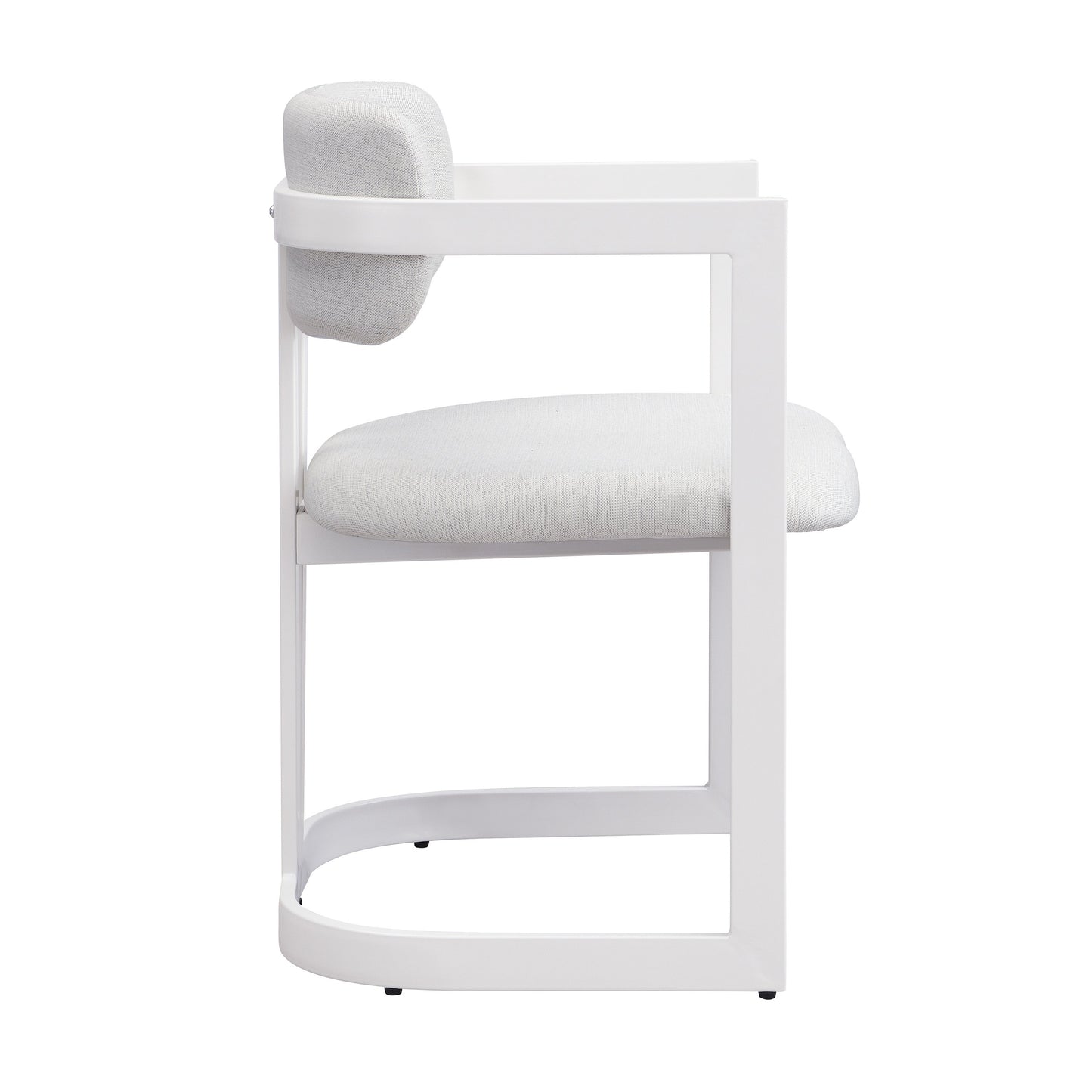 Upholstered Dining Chairs Set of 2, Fabric Armchairs