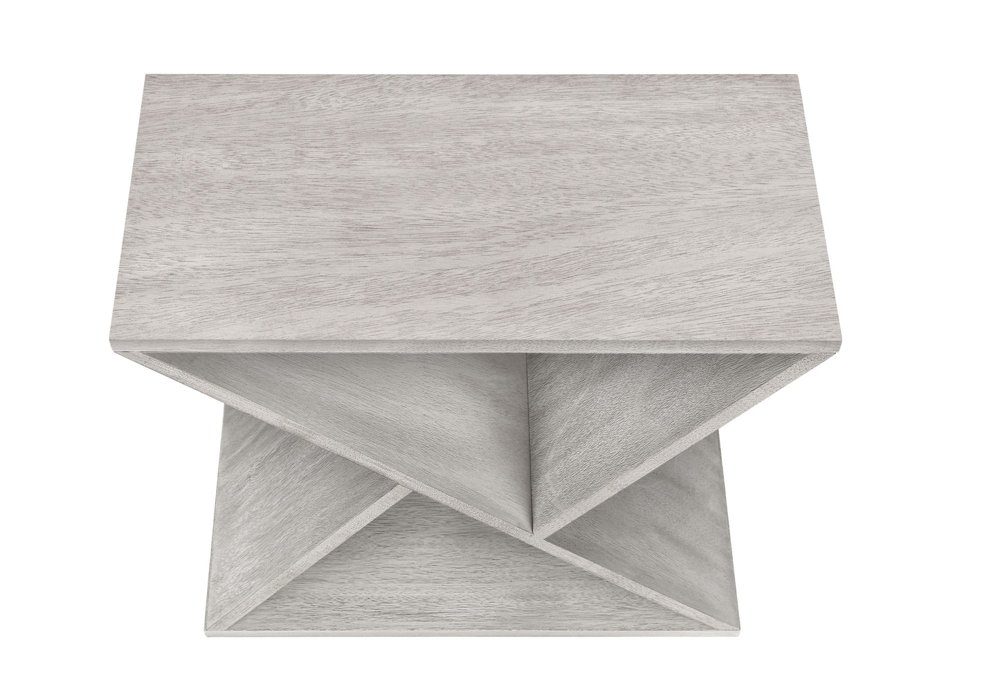 Accent Table - Modern Grey Wash Finish
