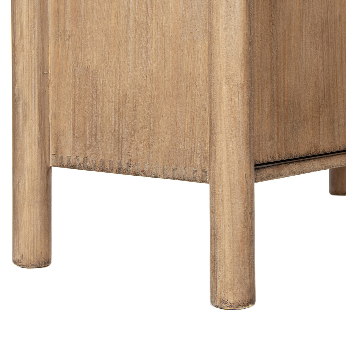 Nolan 86" Reclaimed Wood Bookcase with Lower Cabinet