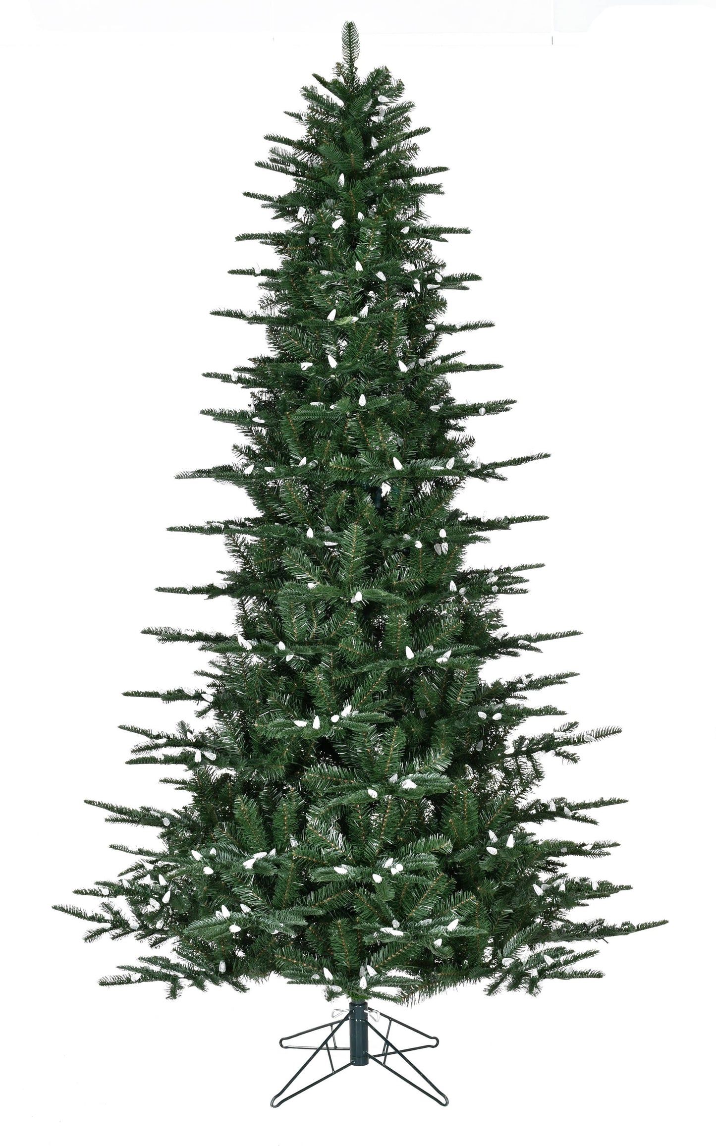 9' TREE, 2313 TIPS, METAL STAND, 62" DIA