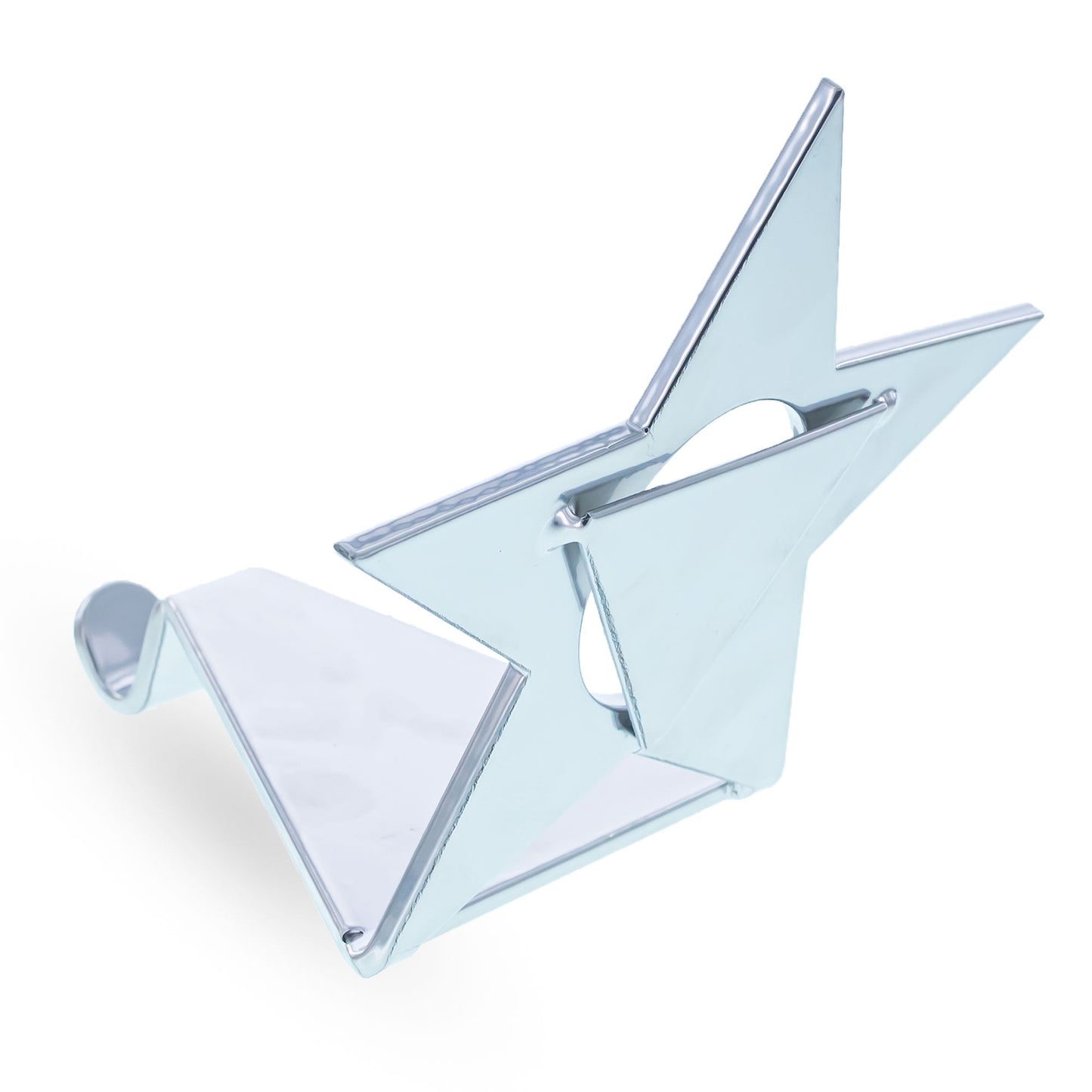 Insert your Picture Star Shape Silver Solid Metal Christmas Stocking Holder (Poland)