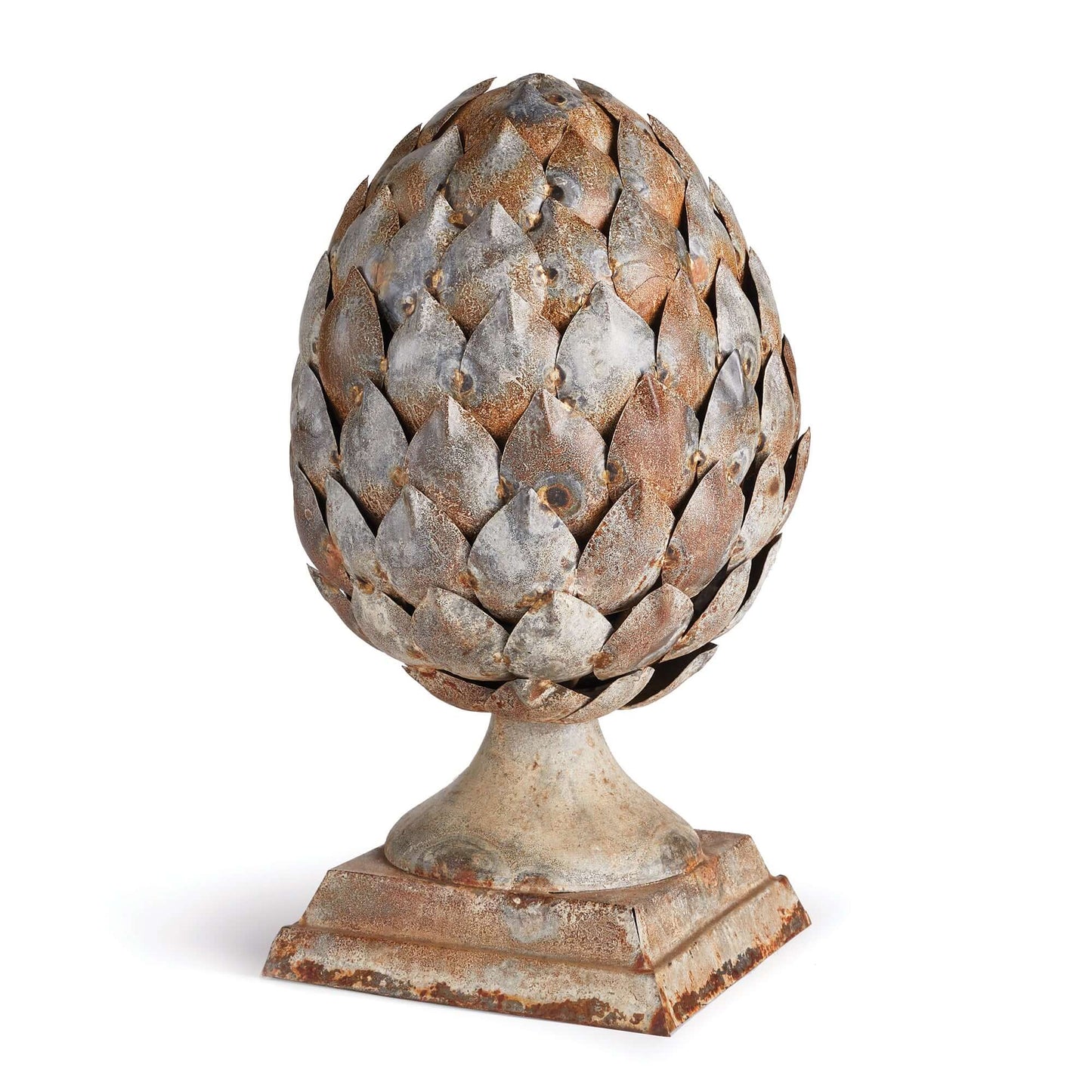Antique Artichoke Ornament on Pedestal Base