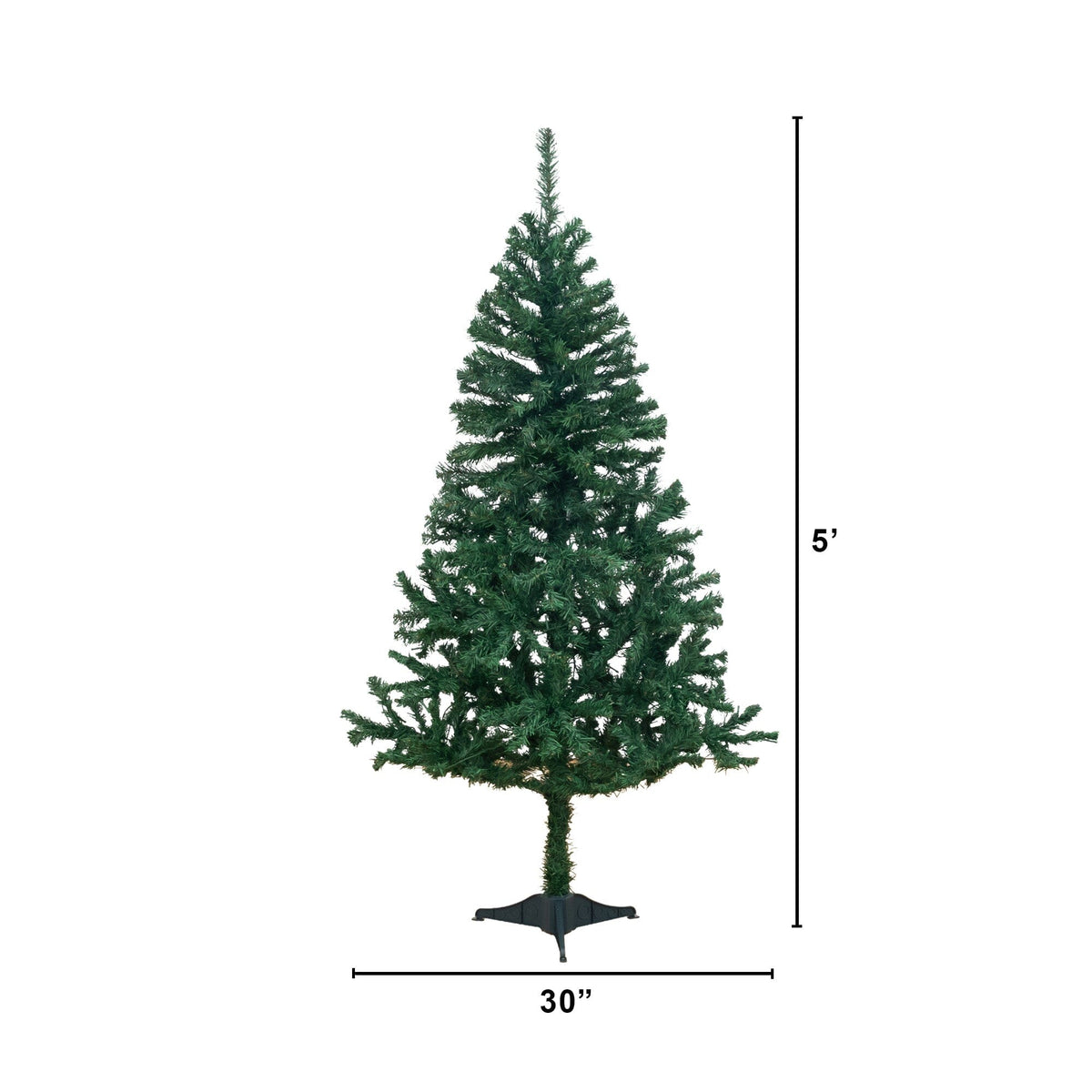5' Northern Tip Pine Artificial Christmas Tree with 150 Clear LED Lights