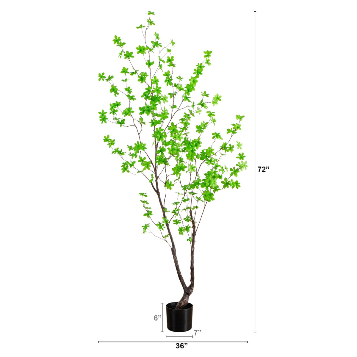6-ft Artificial Minimalist Enkianthus Tree