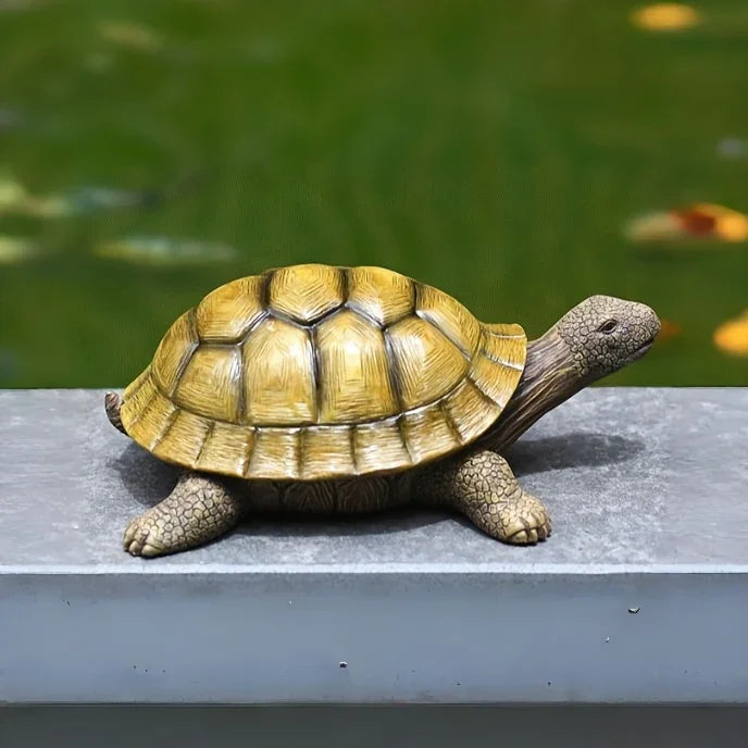 Artistic Resin Turtle Garden Statue for Outdoor Decor