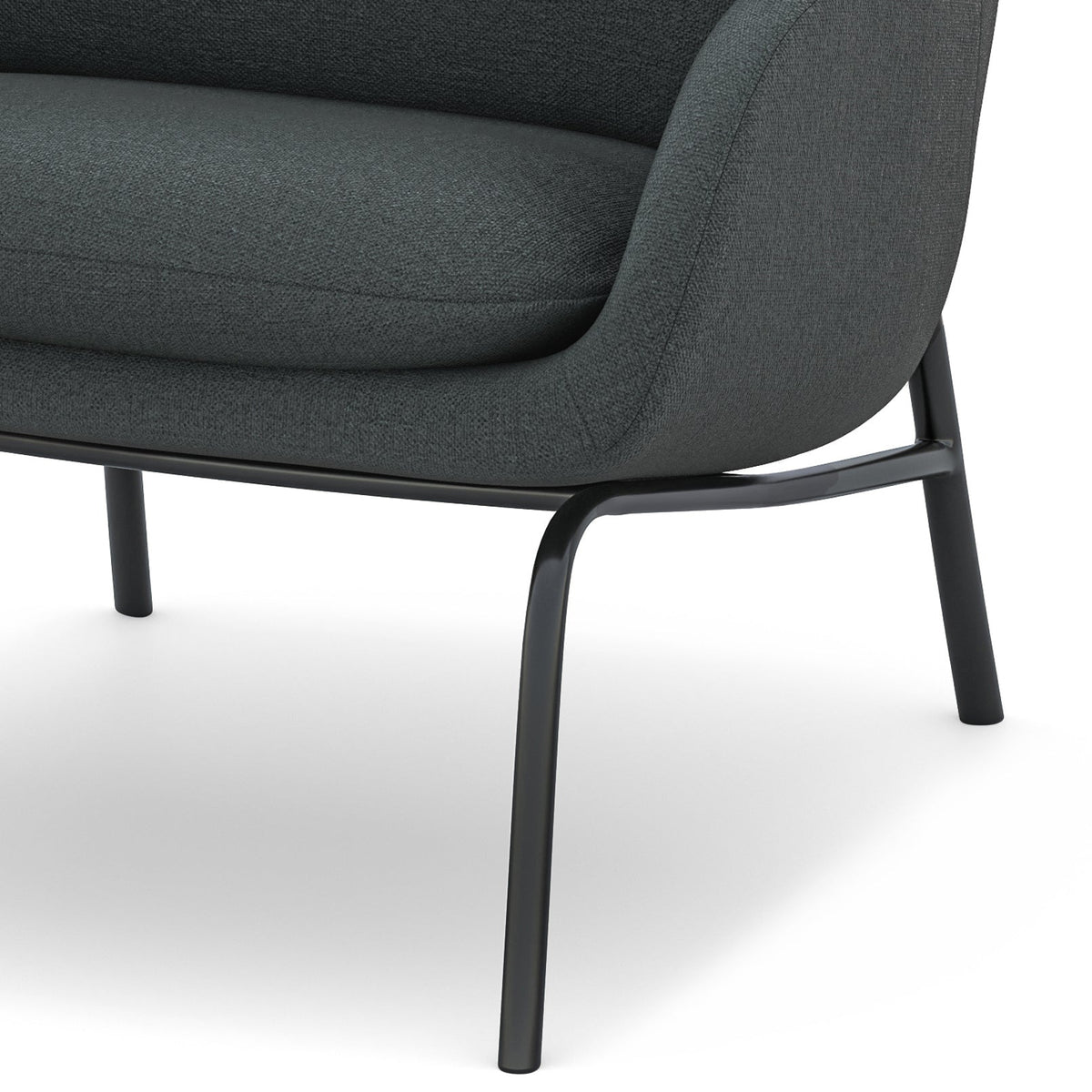 Elmont Accent Chair in Steel