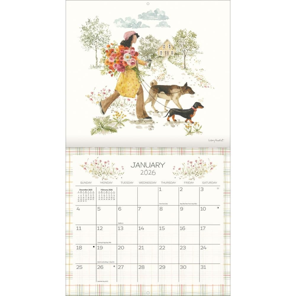 2026 Blissful Moments Wall Calendar