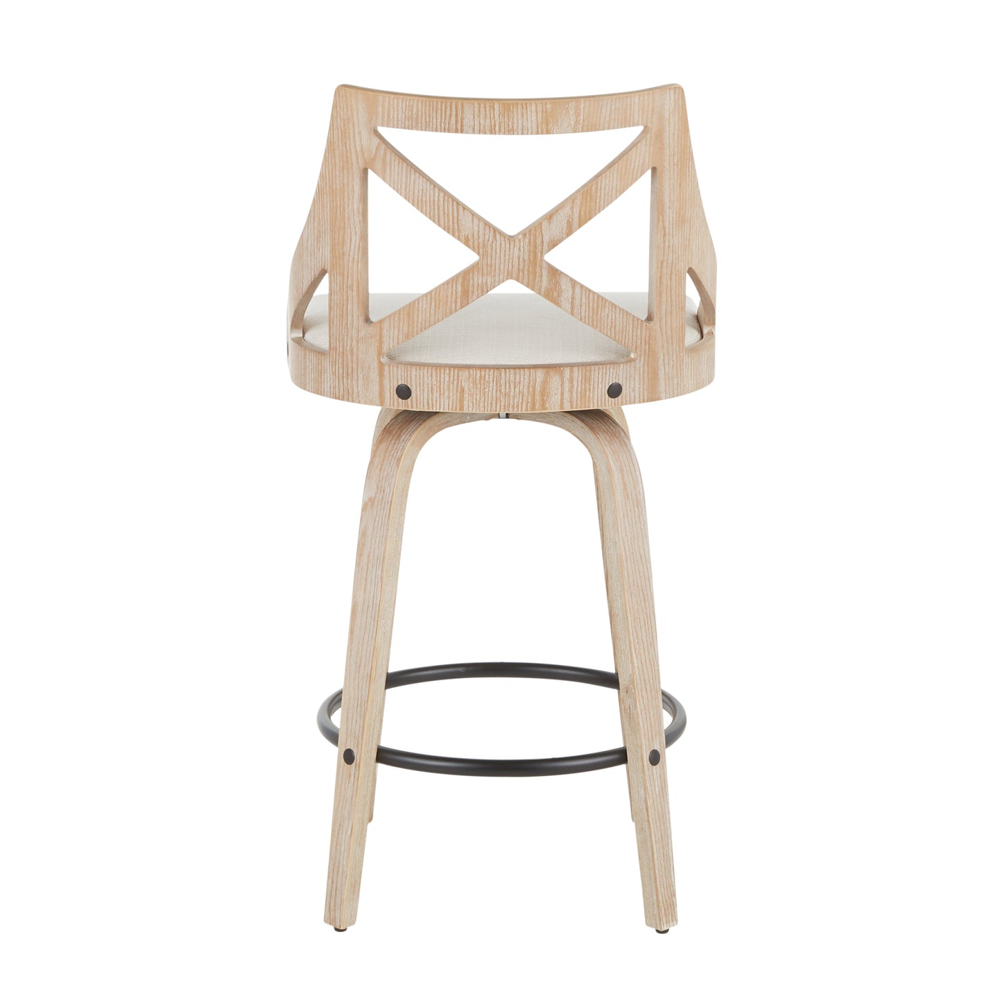 26" Fixed Height Counter Stool with Swivel