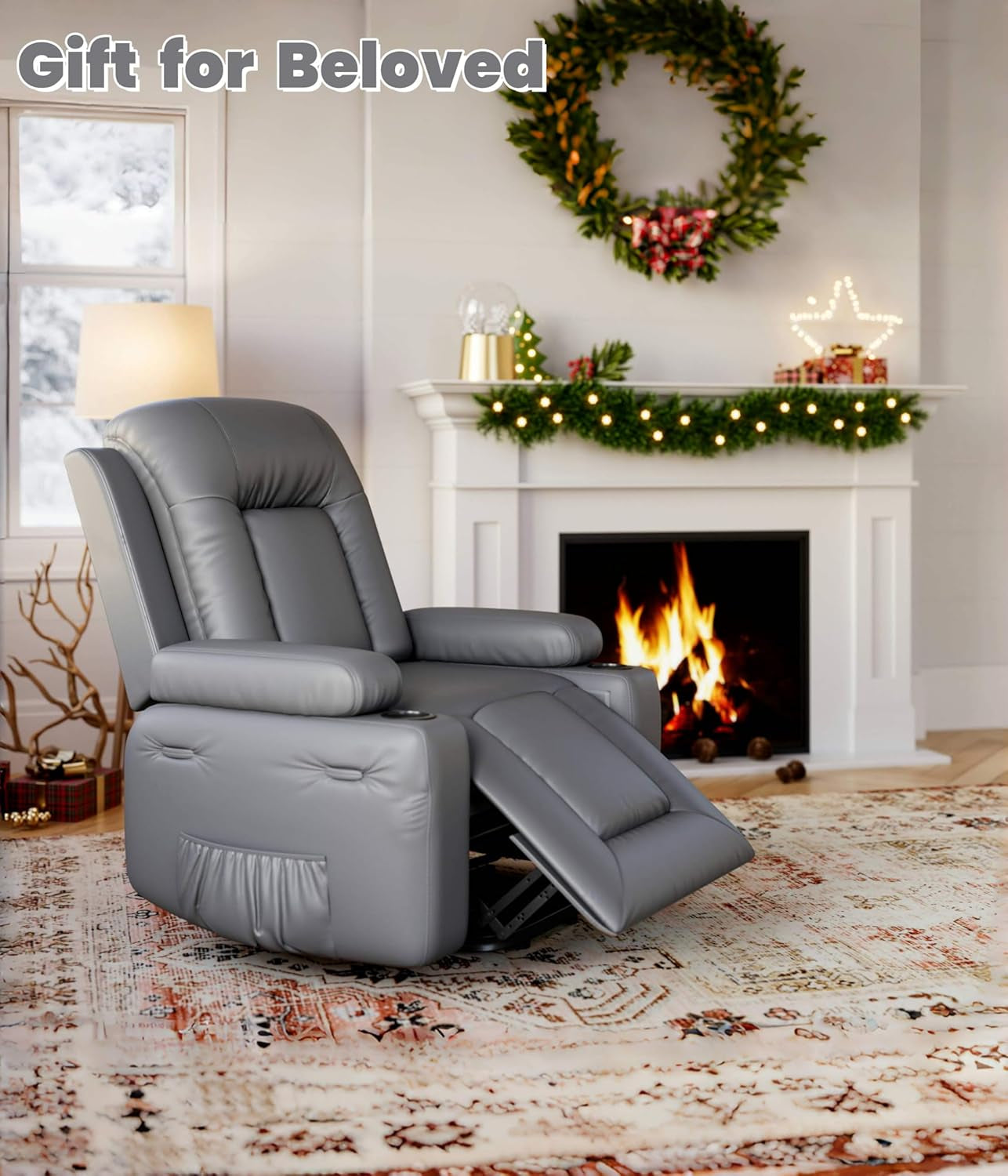 Power Lift Recliner Chair With Heat And Massage For Seniors
