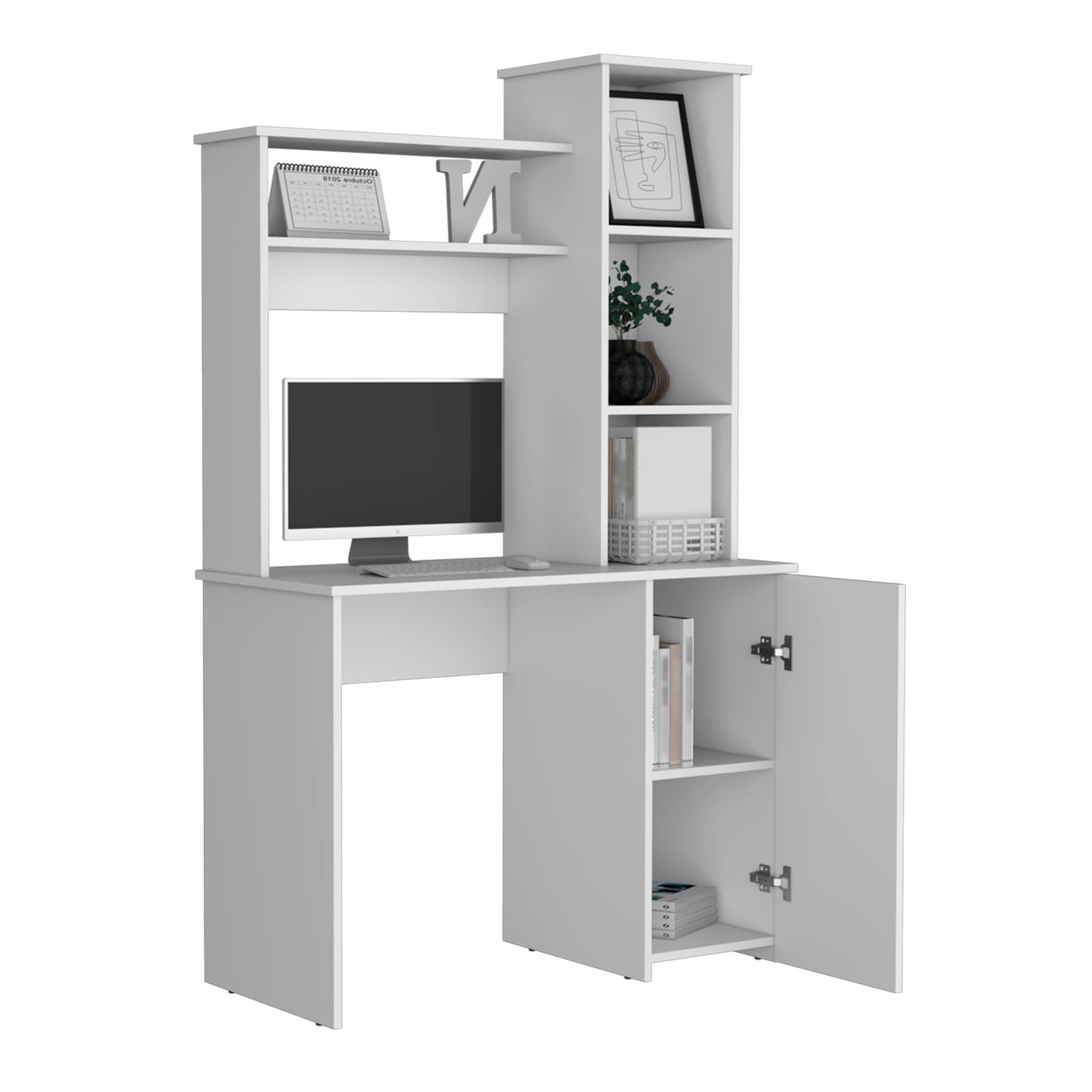 Carson Computer Desk with Hutch