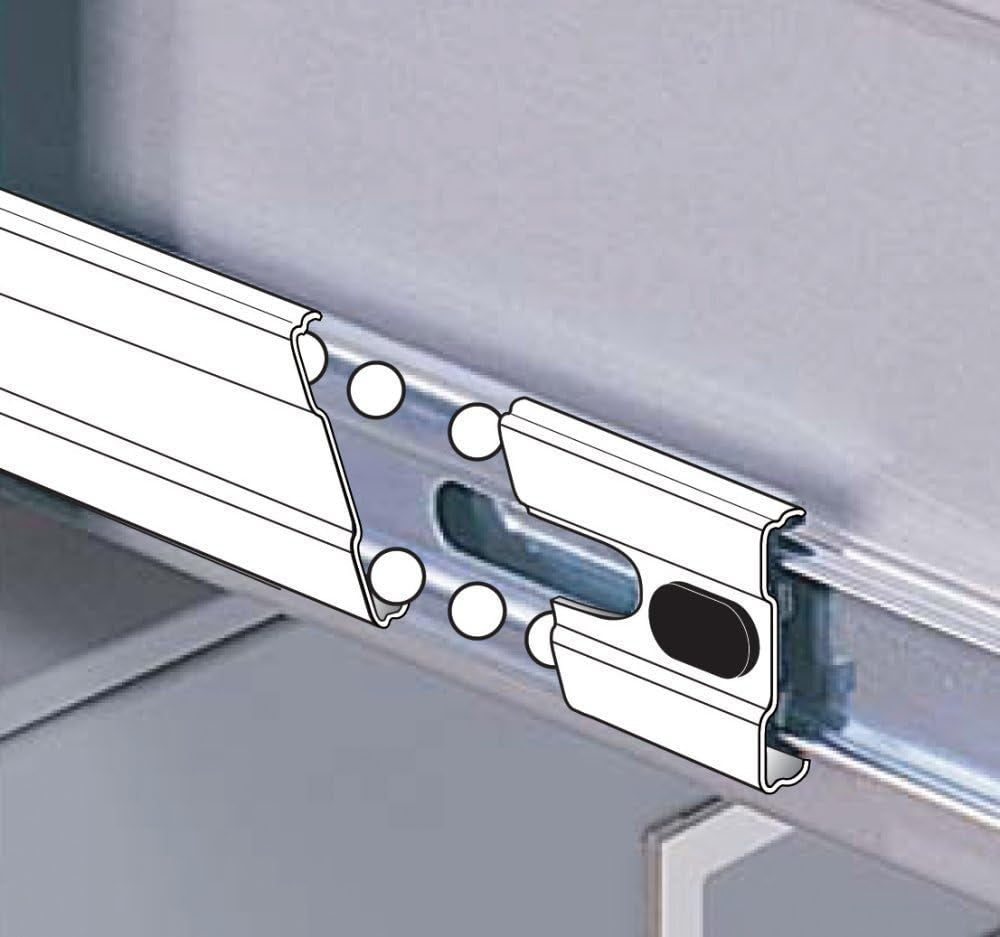 60550 Lateral File Cabinet 5 Drawer 42 Inch Black Office