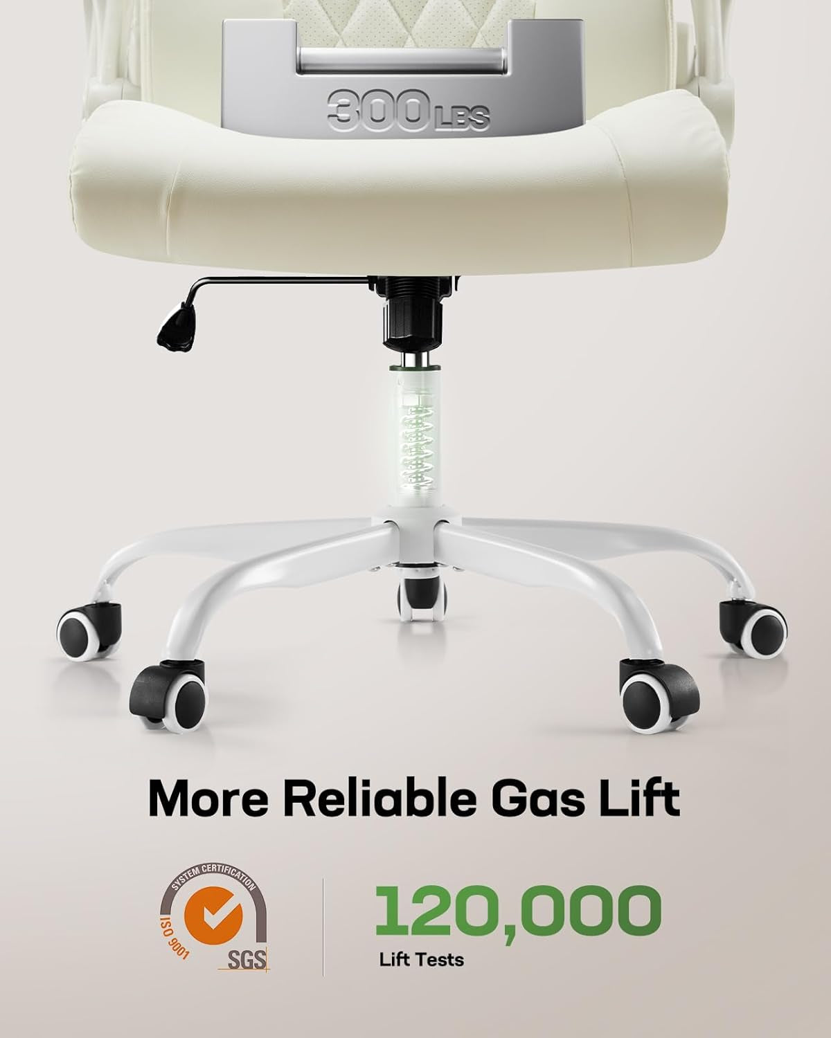 PU Leather Executive Office Chair With Flip Up Armrests