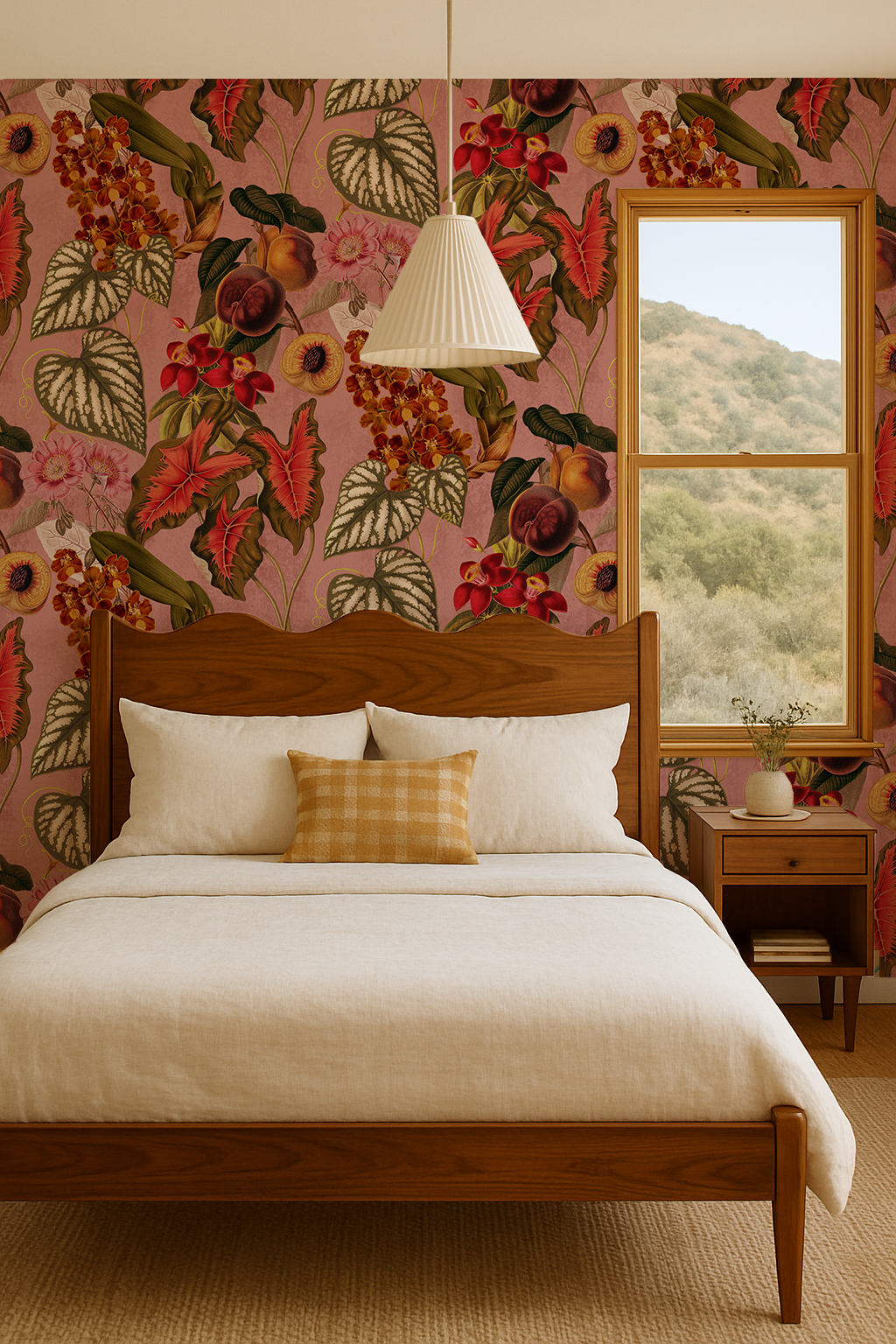 Cali Tropicale Wallpaper, pink