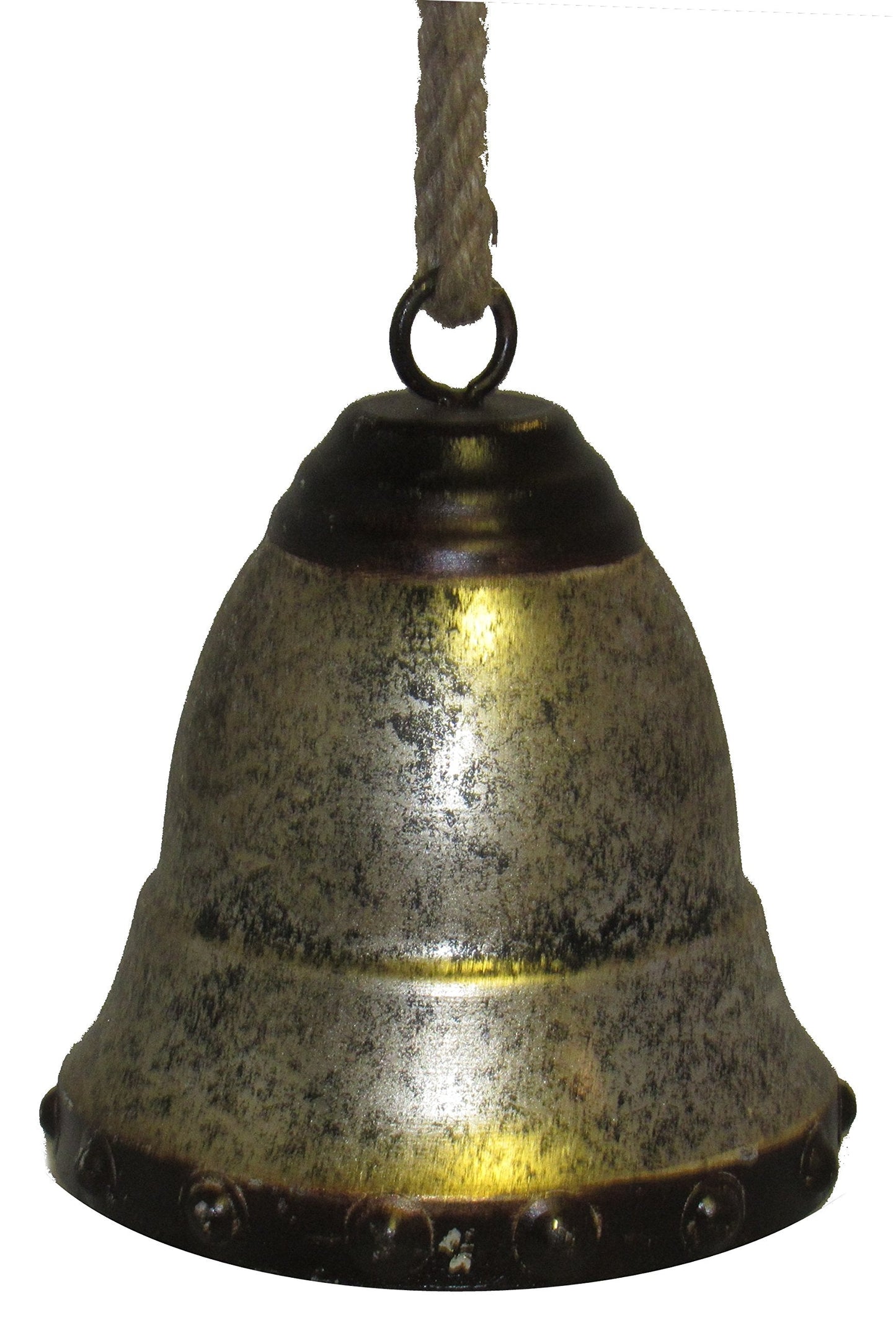 Small Metal Holiday Bell - Gold